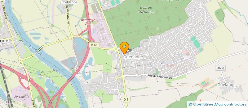 localisation de l'entreprise MONSIEUR EPHRAIM MAMOYO  GUENANGE