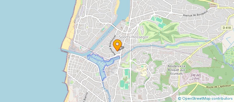 localisation de l'entreprise MONSIEUR EPHRAIM MARQUER  SOORTS-HOSSEGOR
