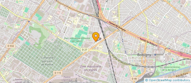 localisation de l'entreprise MONSIEUR EPHRAIM MUKONGO  BOBIGNY