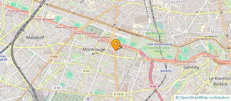 localisation de l'entreprise MONSIEUR EPHRAIM OBADIA  MONTROUGE