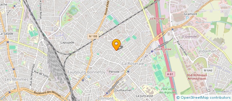 localisation de l'entreprise MONSIEUR EPHRAIM PARTOUCHE à TOULOUSE