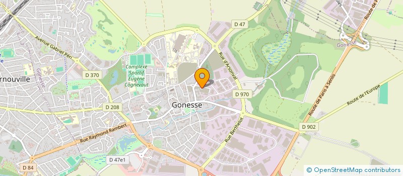 localisation de l'entreprise MONSIEUR EPHRAIM SENGA  GONESSE