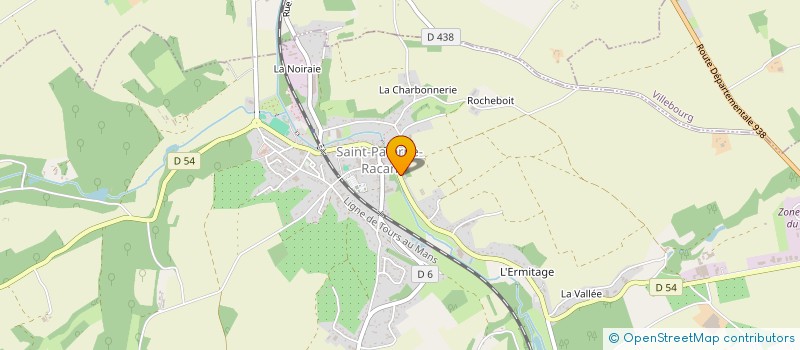 localisation de l'entreprise MONSIEUR EPHREM TECLU  SAINT-PATERNE-RACAN