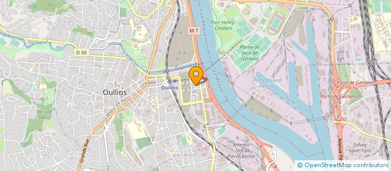 localisation de l'entreprise MONSIEUR EPHREM YANDOKA  OULLINS-PIERRE-BENITE