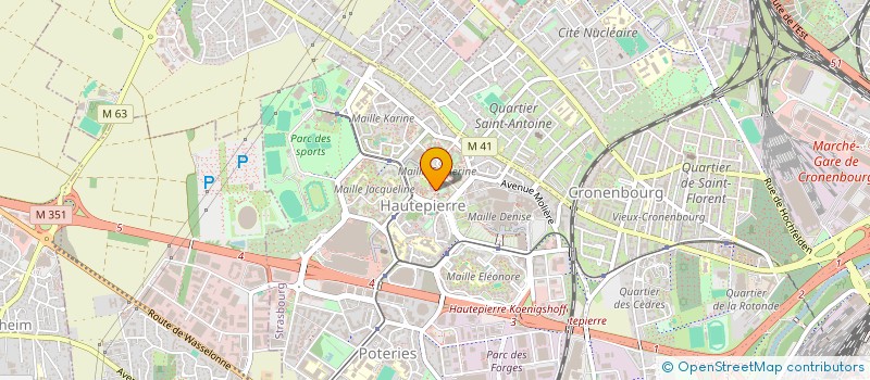 localisation de l'entreprise MONSIEUR EPIMAQUE ISIMBI à STRASBOURG