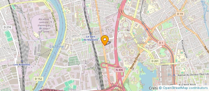 localisation de l'entreprise MONSIEUR EPIPHANE CANVOT  CRETEIL