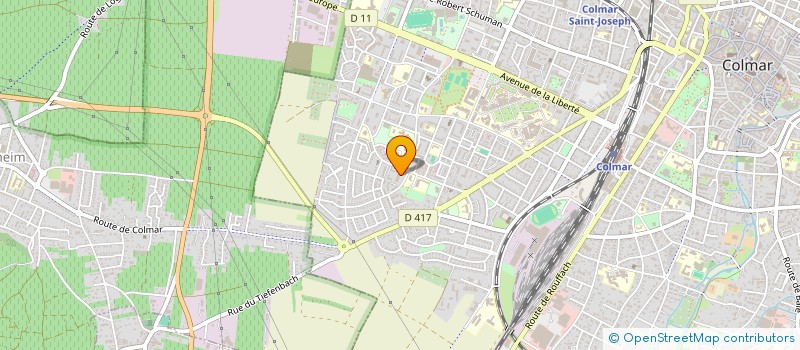 localisation de l'entreprise MONSIEUR ERALD KURTI  COLMAR