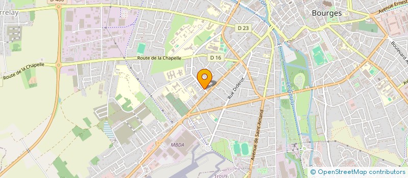 localisation de l'entreprise MONSIEUR ERALD SULANJAKU à BOURGES