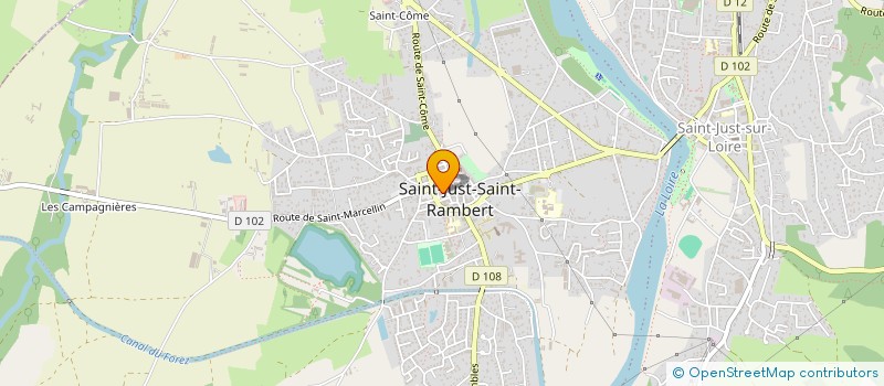 localisation de l'entreprise MONSIEUR ERAY SONMEZ  SAINT-JUST-SAINT-RAMBERT