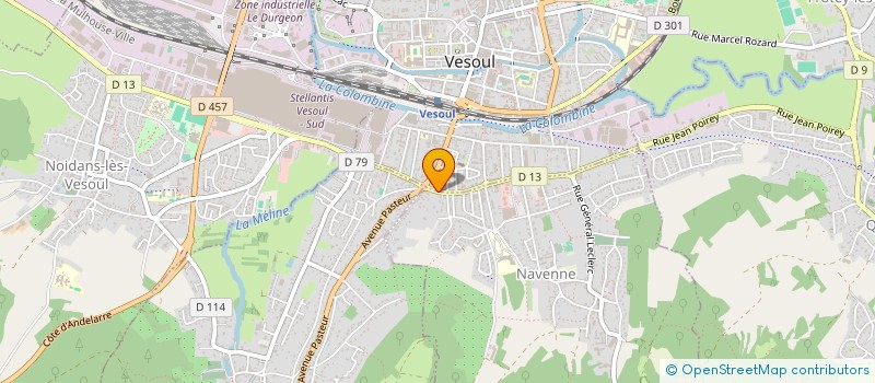 localisation de l'entreprise MONSIEUR ERBLIN HARIZI  VESOUL