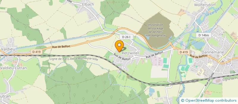 localisation de l'entreprise MONSIEUR ERCAN ATAK  RETZWILLER