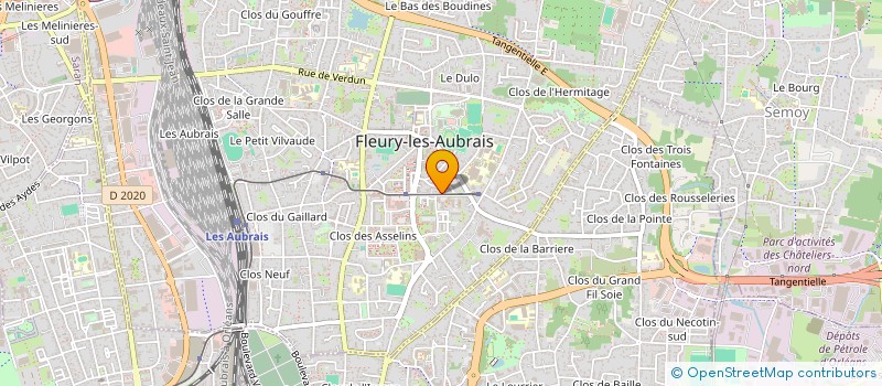 localisation de l'entreprise MONSIEUR ERCAN ATALAY à FLEURY LES AUBRAIS