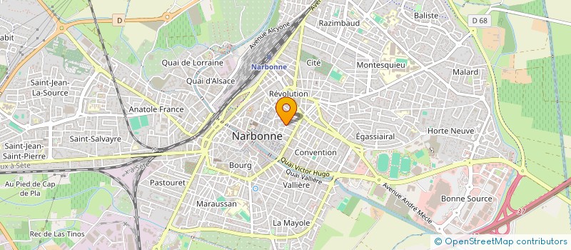 localisation de l'entreprise MONSIEUR ERCAN BOYUKBAS à NARBONNE