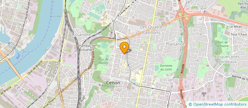 localisation de l'entreprise MONSIEUR ERCAN CAKMAK à CENON