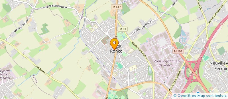 localisation de l'entreprise MONSIEUR ERCAN EROGLU  RONCQ