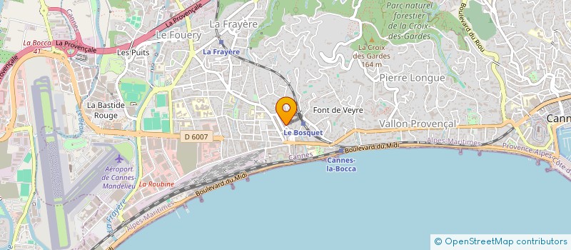localisation de l'entreprise MONSIEUR ERCAN ERYILMAZ à CANNES