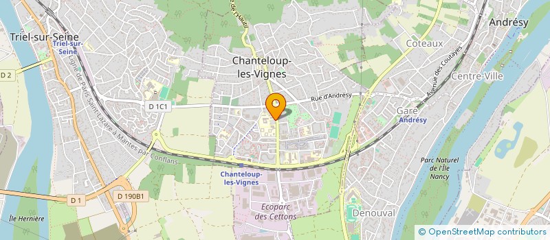 localisation de l'entreprise MONSIEUR ERCAN OZBEN à CHANTELOUP-LES-VIGNES