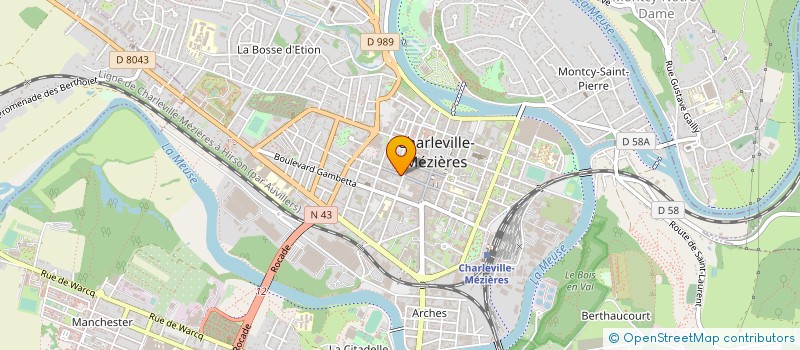 localisation de l'entreprise MONSIEUR ERCAN OZTURK à CHARLEVILLE-MEZIERES
