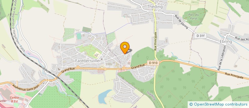 localisation de l'entreprise MONSIEUR ERCAN OZTURK  FAREBERSVILLER