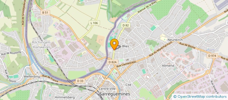 localisation de l'entreprise MONSIEUR ERCOLE D AMICO  DIEBLING