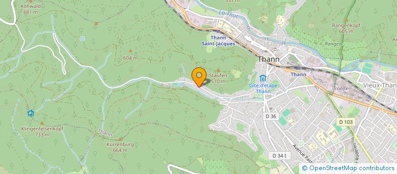 localisation de l'entreprise MONSIEUR ERCOLE GIANGIULIO  THANN