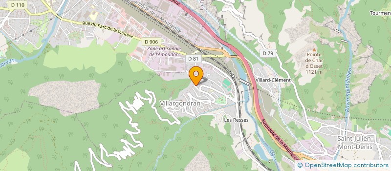 localisation de l'entreprise MONSIEUR ERCOLI MASCARO  VILLARGONDRAN