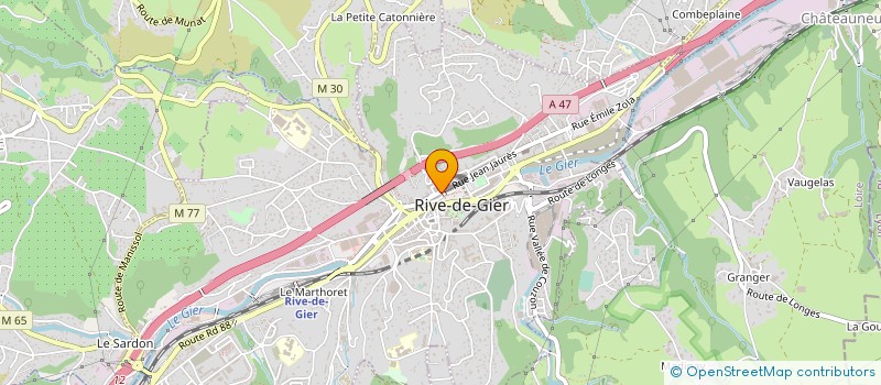 localisation de l'entreprise MONSIEUR ERCOLINO SPEZZANEVE  RIVE-DE-GIER