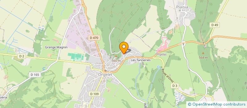 localisation de l'entreprise MONSIEUR ERDAL BAS  ORGELET