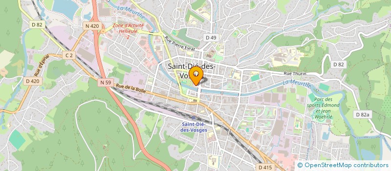 localisation de l'entreprise MONSIEUR ERDAL CETIN à SAINT-DIE-DES-VOSGES