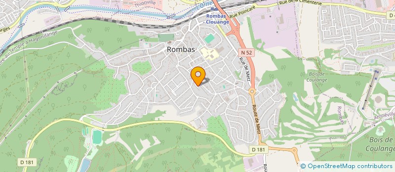 localisation de l'entreprise MONSIEUR ERDAL DEMIRPENCE  ROMBAS