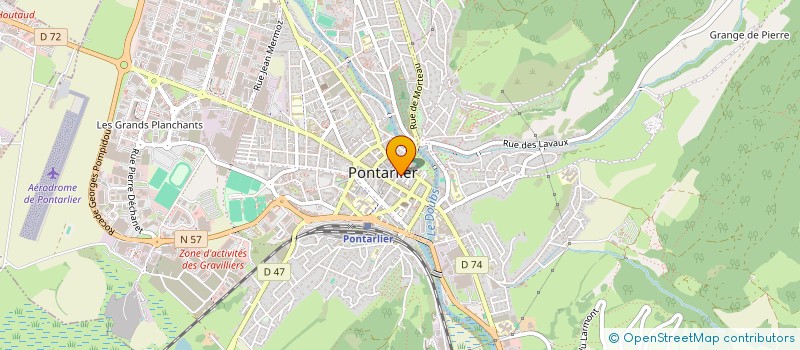localisation de l'entreprise MONSIEUR ERDAL KARASIN à PONTARLIER