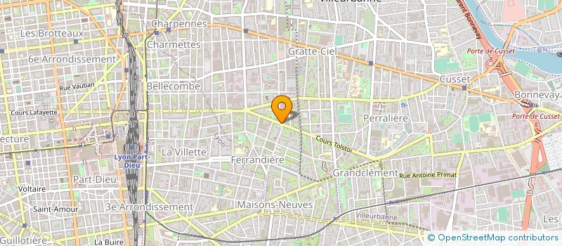 localisation de l'entreprise MONSIEUR ERDAL KUPELI  VILLEURBANNE