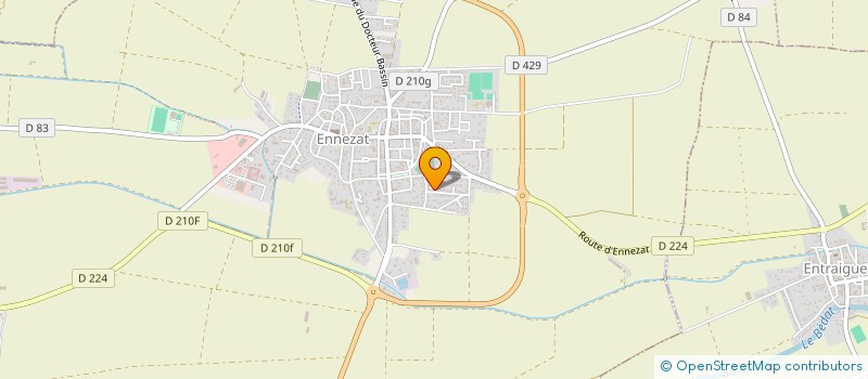 localisation de l'entreprise MONSIEUR ERDAL ONAR  ENNEZAT