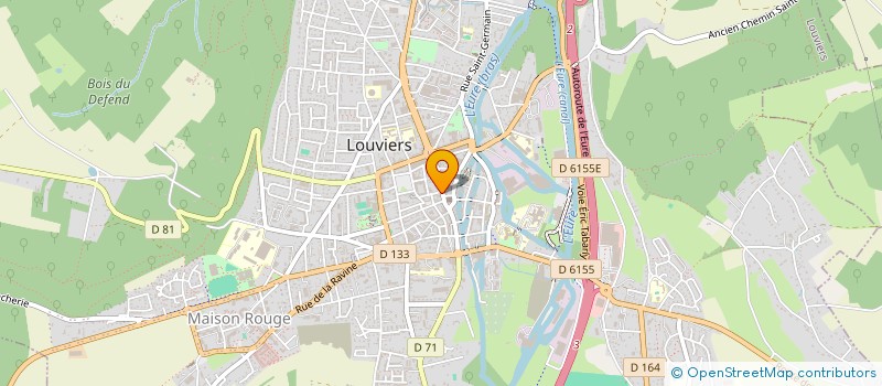 localisation de l'entreprise MONSIEUR ERDAL POLAT  LOUVIERS