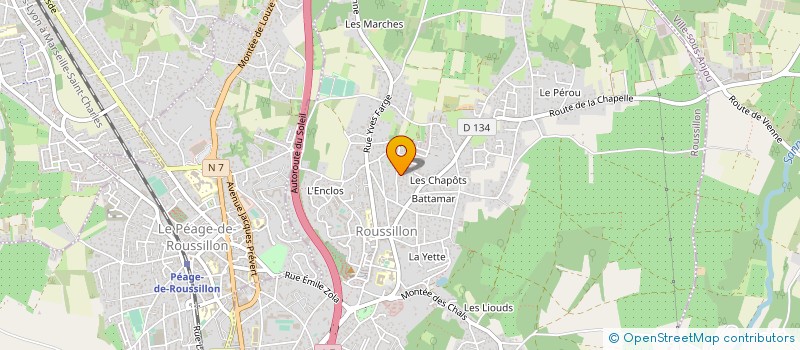 localisation de l'entreprise MONSIEUR ERDAL TOPKAYA à ROUSSILLON