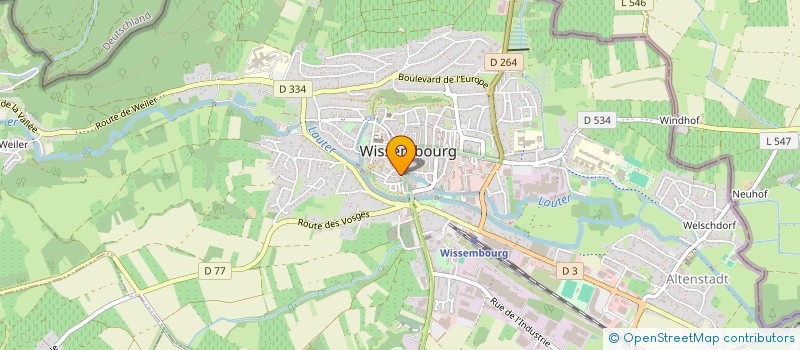 localisation de l'entreprise MONSIEUR ERDAL UZUN  WISSEMBOURG