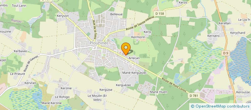 localisation de l'entreprise MONSIEUR ERDAL YESILYURT  PLOUHINEC