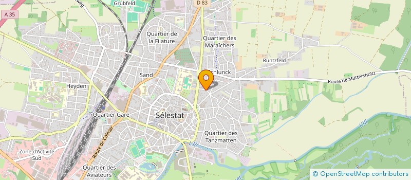 localisation de l'entreprise MONSIEUR ERDAL YILMAZ  SELESTAT