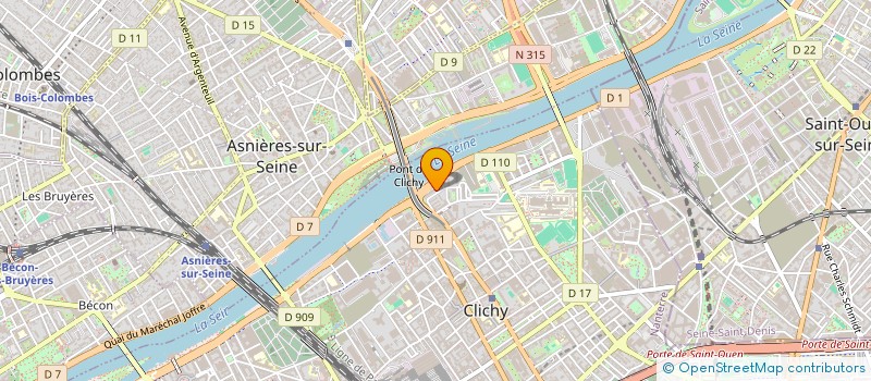 localisation de l'entreprise MONSIEUR ERDAN SUJAK à CLICHY