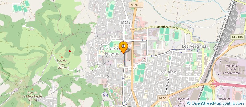 localisation de l'entreprise MONSIEUR ERDEM DENETMIS  CLERMONT-FERRAND