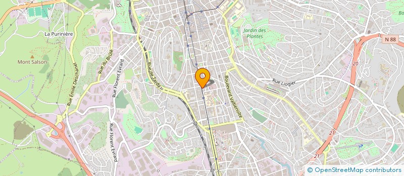 localisation de l'entreprise MONSIEUR EREMIR RAMIZI  SAINT-ETIENNE