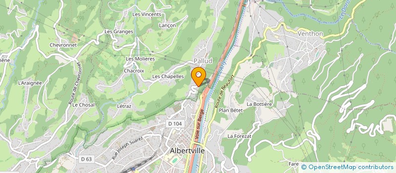 localisation de l'entreprise MONSIEUR EREN CALISKAN  PALLUD