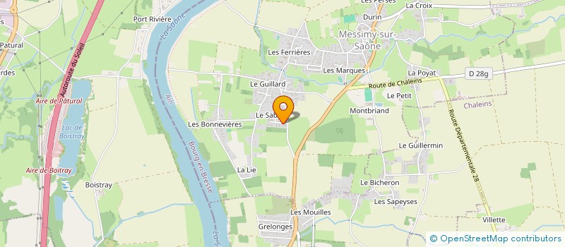 localisation de l'entreprise MONSIEUR EREN CALLAK à MESSIMY-SUR-SAONE
