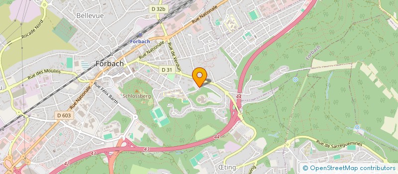 localisation de l'entreprise MONSIEUR EREN ORAN  FORBACH