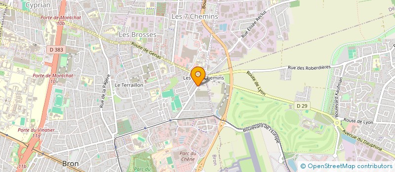 localisation de l'entreprise MONSIEUR EREN YAZICIOGLU à BRON