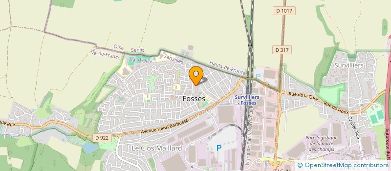 localisation de l'entreprise MONSIEUR EREN YILDIZ  FOSSES