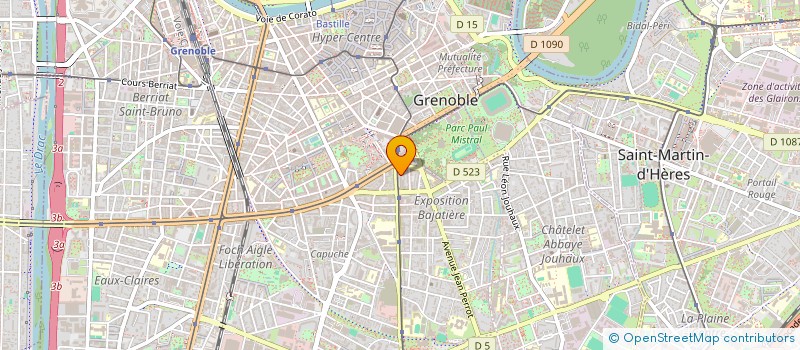 localisation de l'entreprise MONSIEUR ERFAN MAHMOUDI à GRENOBLE