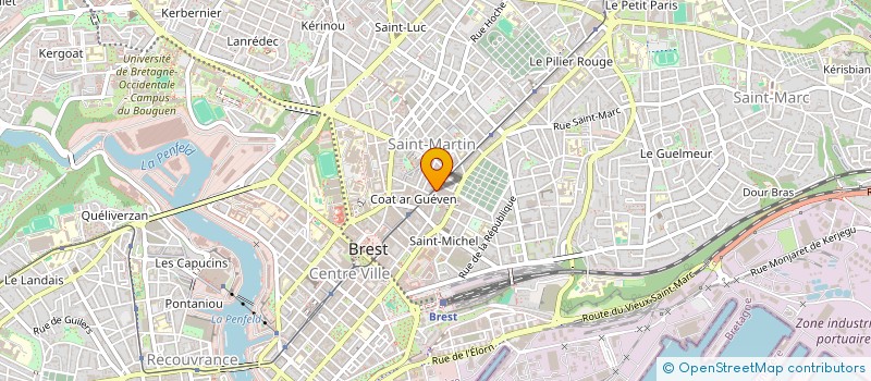 localisation de l'entreprise MONSIEUR ERFANULLAH HUSSAINI à BREST