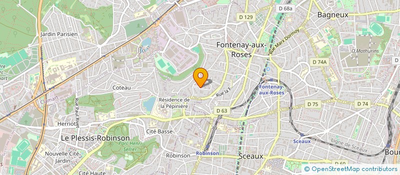 localisation de l'entreprise MONSIEUR ERGEST VELAJ à FONTENAY-AUX-ROSES
