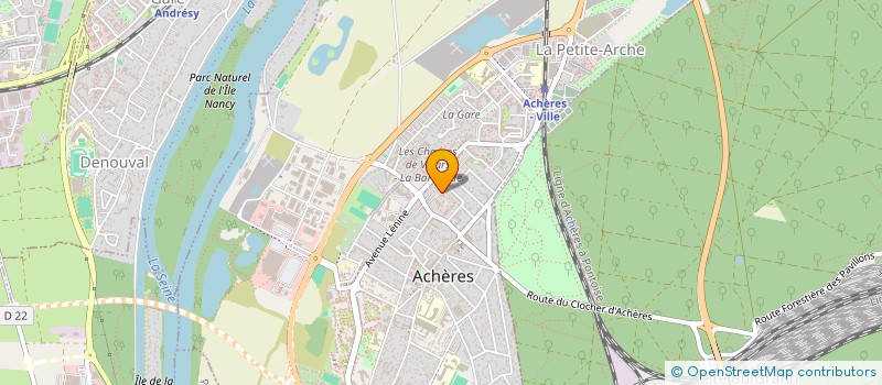 localisation de l'entreprise MONSIEUR ERGI ABIDIN  ACHERES